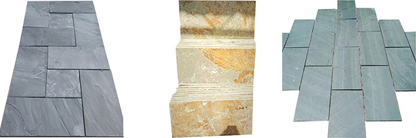 slate stone garden pathway