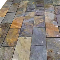 rusty slate patio stone