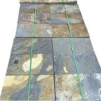rusty slate paving stone