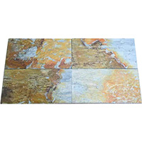 rusty slate roof stone